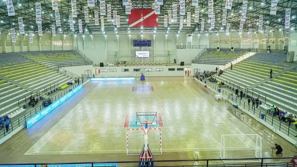 Arena Estadual do Oeste do Pará em Santarém será sede do Campeonato Brasileiro de Seleções Sub-18 — Foto: Agencia Pará